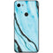 Aqua Blue Marble Ink Google Pixel 3a Skin